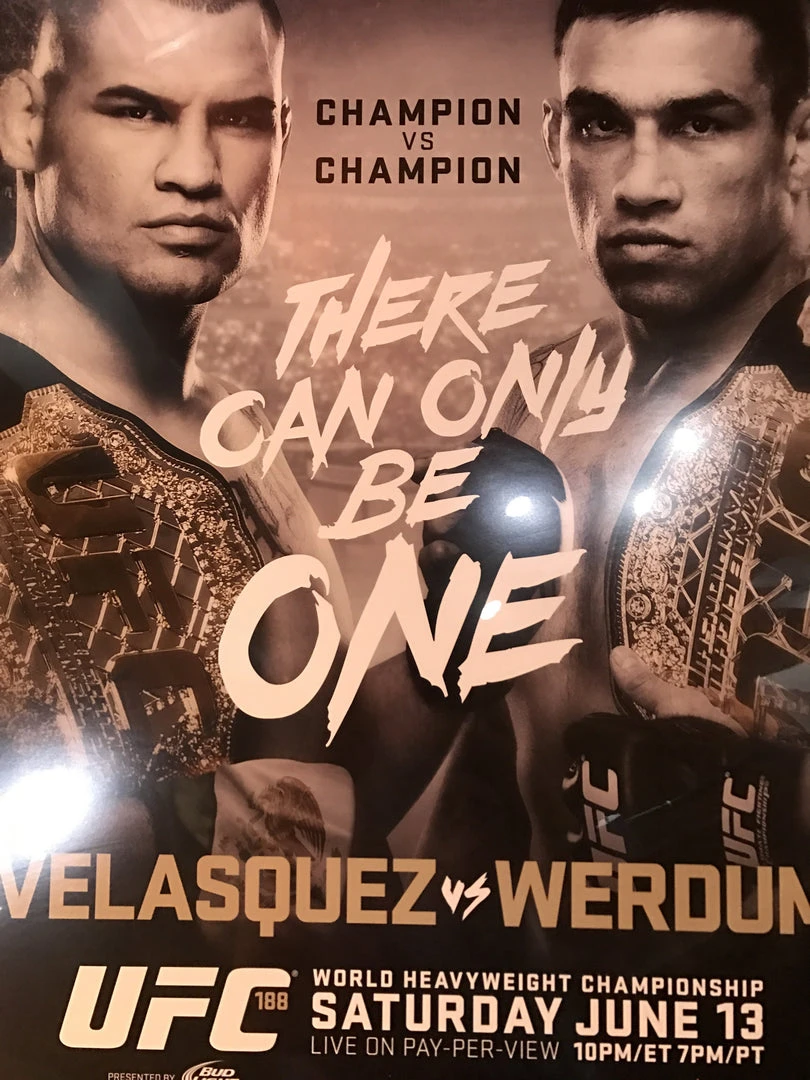 Sold Out Posters UFC 188 Poster Velazquez Vs. Werdum Mexico PPV