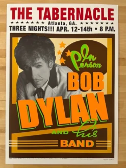 Gig Posters Bob Dylan - 2004 Geoff Gans Poster Atlanta, GA