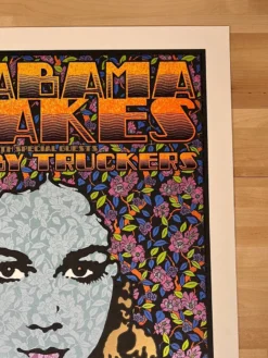 Alabama Shakes - 2015 Chuck Sperry Poster Red Rocks Morrison, CO