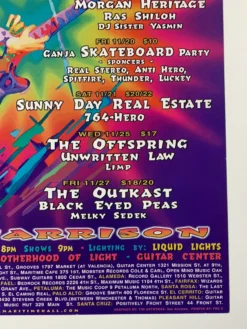 Greg Coiner MHP 53 Men At Work - 1998 Poster Maritime Hall San Fran 1st