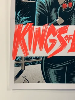 Gig Posters Kings Of Leon - 2017 Robert Wilson Poster Noblesville, IN Klipsch Music