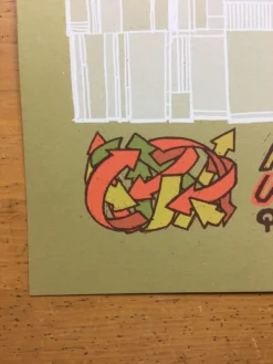 Nonagon - 2010 Jay Ryan Poster Chicago Quenchers Saloon Chicago, IL