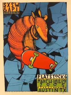 Gig Posters Flatstock 6 - 2005 Jay Ryan Poster Austin, TX Austin Convention Center