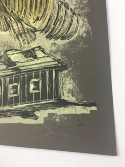 Reconstructed Barn Owl - 2013 Dan Grzeca Poster Art Print Charcoal Brown Art Prints