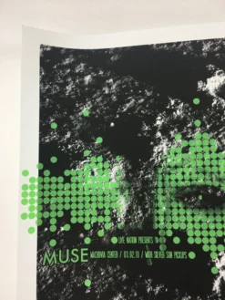 Muse - 2010 Todd Slater Poster Philadelphia, PA Wachovia Center Gig Posters
