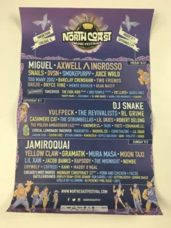 Sold Out Posters North Coast Music Festival - 2018 Poster Chicago, IL Union Park