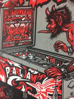 Ames Brothers Gig Posters Pearl Jam - 2016 Ames Design Poster Greenville, SC Bon Secours Wellness Arena