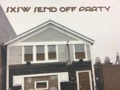 SXSW Send Off Party - 2013 Dan MacAdam Crosshair Poster Chicago, IL The Hideout