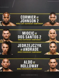 Sold Out Posters UFC Lives Here Poster 210, 211, 212