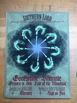 Goatsnake - 2005 Stephen Kasner Poster Hollywood, CA Knitting Factory Gig Posters