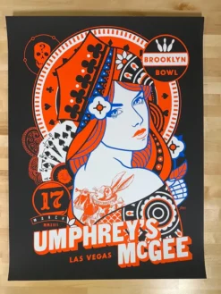 Gig Posters Umphrey's McGee - 2017 Scrojo Poster Las Vegas, NV Brooklyn Bowl
