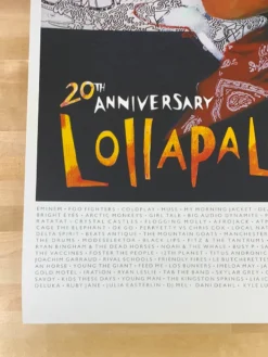 Lollapalooza - 2011 Hebru Brantley Numbered Edition Poster Gig Posters