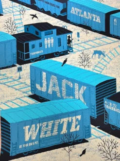 Jack White - 2022 Methane Studios Poster Atlanta, GA N3