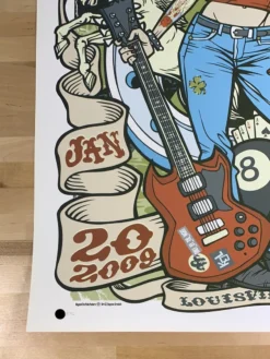 Gig Posters Kings Of Leon - 2009 Daymon Greulich Poster Louisville, KY