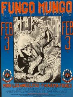 FD/ID 6 Fungo Mungo - 2006 Kelly Alton Poster Maritime Hall San Fran 1st Gig Posters