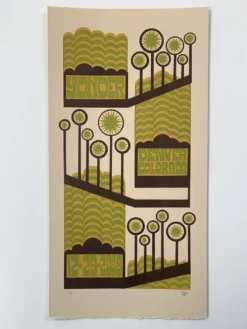 Yonder Mountain String Band - 2008 Tripp Poster Denver, CO