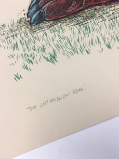 Last American Bear - 2010 Dan Grzeca Poster Art Print Art Prints