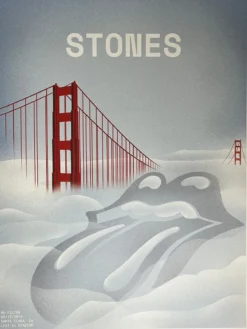 Sold Out Posters Rolling Stones - 2019 Poster No Filter Tour Santa Clara, CA