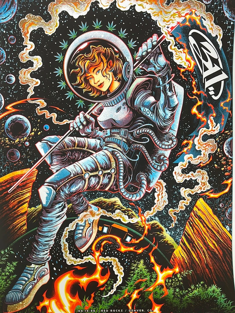 311 - 1996 Miles Tsang Poster Red Rocks Morrison, CO AP