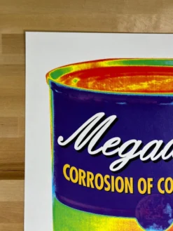 Megadeth - 1995 Matt Getz Poster Los Angeles, CA Del Mar Gig Posters