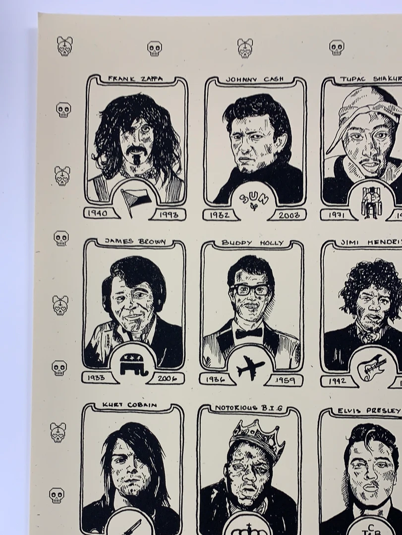 Dead Rock Stars - Fugscreens Studios Poster Art Print