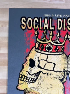 Social Distortion - 2006 Lindsey Kuhn Poster Red Rocks Morrison, CO Colorado