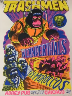 The Trashmen - 2007 John Sampson Poster Chicago, IL Abbey Pub