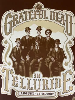 Grateful Dead - 1987/2007 Steve Johannsen Poster X/400 RP-3 Edition, CO