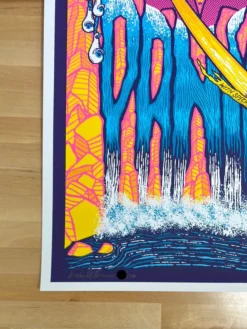 Widespread Panic - 2014 Brad Klausen Poster Lincoln NE, Pinewood Bowl Gig Posters
