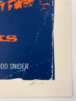 Methane Studios Yonder Mountain String Band - 2007 Methane Poster Red Rocks Morrison, CO Colorado