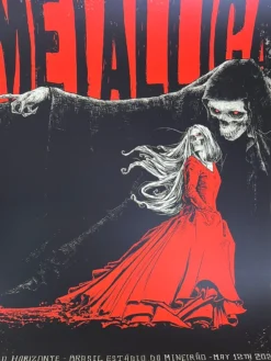 Gig Posters Metallica - 2022 Godmachine Poster Belo Horizonte, Brazil