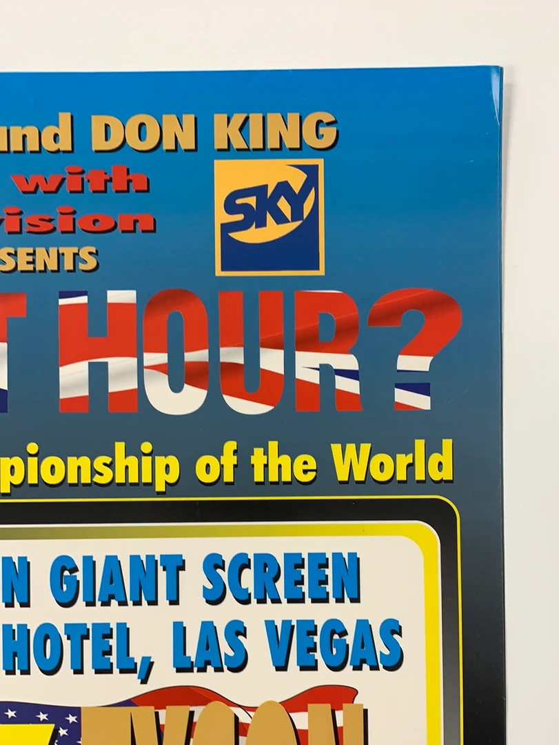 Sold Out Posters Boxing - 1996 Poster Frank Bruno Vs. Mike Tyson Las Vegas, NV MGM