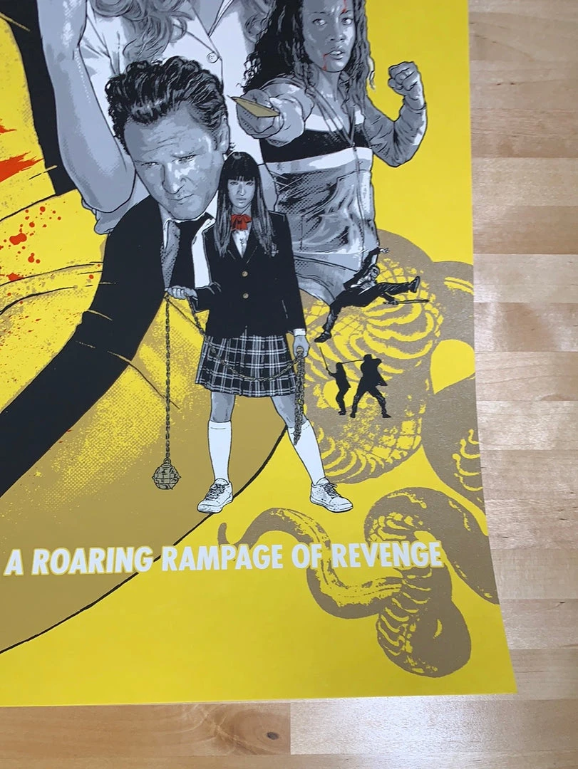 A Roaring Rampage Of Revenge! - 2021 Joshua Budich Poster Kill Bill Movie/TV Posters
