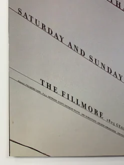 Rufus Wainwright - 2002 Scott Idleman Poster Fillmore Auditorium San Fran 1st Gig Posters