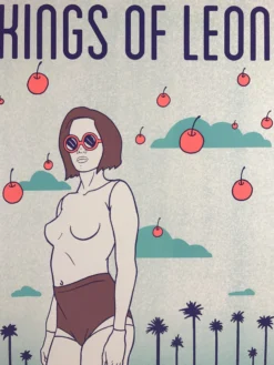 Kings Of Leon - 2017 Tyler Skaggs Poster Chula Vista, CA, Sleep Train Amphitheat