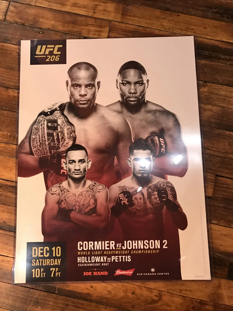 Sold Out Posters UFC 206 Poster Cormier Vs. Johnson 2, Holloway Vs. Pettis
