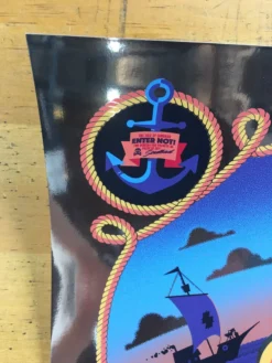 Popeye The Sailor Meets Sindbad The Sailor - 2014 Tom Whalen Poster Foil Blue Va Art Prints