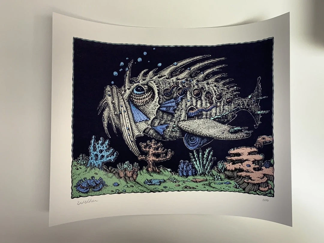 The Transport Fish - 2021 David Welker Poster, Art Print