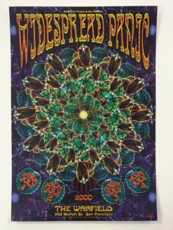 BGP 241 Widespread Panic - 2000 Chris Shaw The Warfield Theatre San Fran 1st Gig Posters