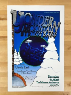 Yonder Mountain String Band - 2005 Jamie Huntsman Poster The Fillmore Denver, CO 12/31 Colorado