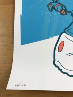 Flight To Mars - 2014 Dumbgun Poster Seattle, WA Showbox