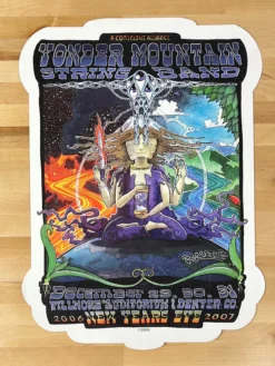 Yonder Mountain String Band - 2006 Robert Marx Poster The Fillmore Denver, CO 12/29-31