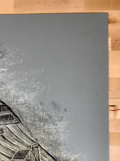 Art Prints Rural Corvus - 2009 Dan Grzeca Poster Art Print Asphalt Grey