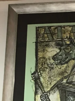 Alabama Shakes - 2012 Dan Grzeca Poster Chicago, IL Riviera Theatre FRAMED