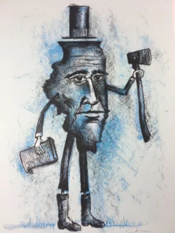 Land Of Lincoln - 2015 Dan Grzeca Poster Art Print