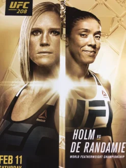 Sold Out Posters UFC 208 - Holm Vs De Randamie Poster