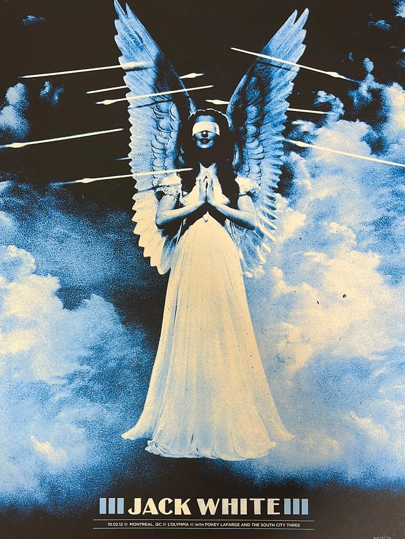 Jack White - 2012 The Silent Giants Montreal, QC, Canada Gig Posters