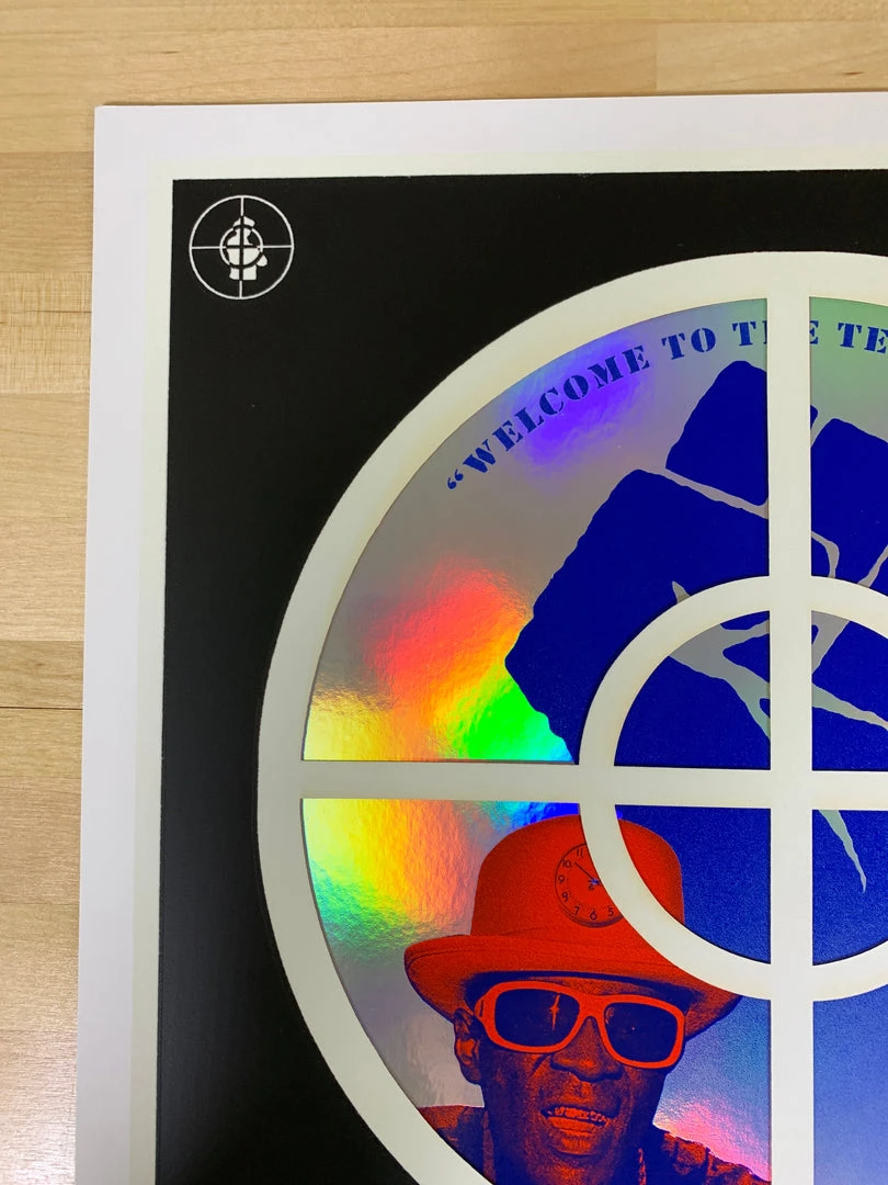 Public Enemy Variant - 2020 Emek Poster Foil NO Date The Terrordome GID