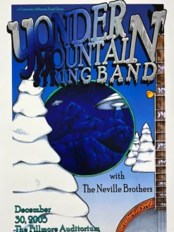 Yonder Mountain String Band - 2005 Jamie Huntsman Poster The Fillmore Denver, CO 12/30 Colorado