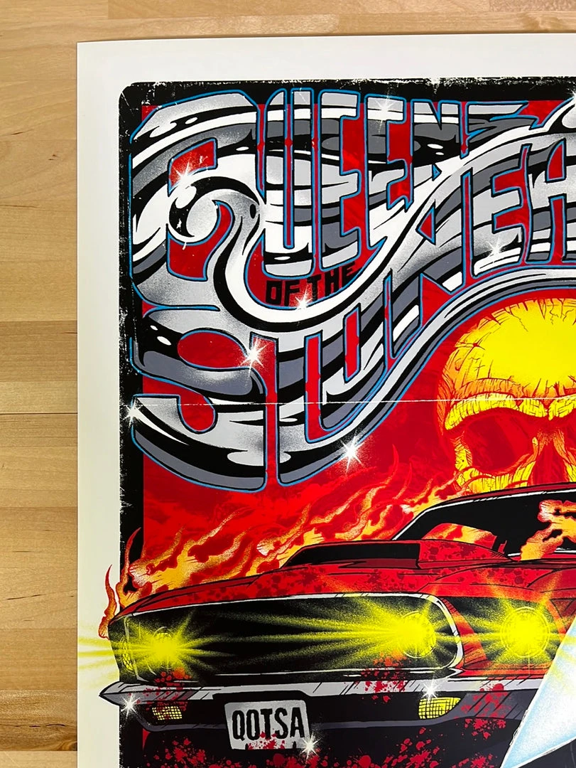 Queens Of The Stone Age - 2007 Rhys Cooper Poster Palm Desert, CA